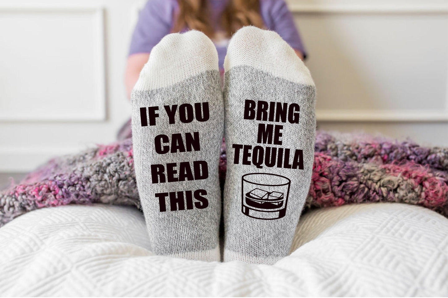 Gift For Tequila Lover, Tequila Socks, funny socks, Tequila drinker gift, gift for best friend, girls trip
