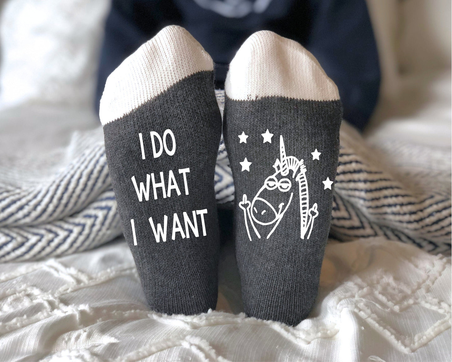 Je fais ce que je veux Chaussettes Licorne