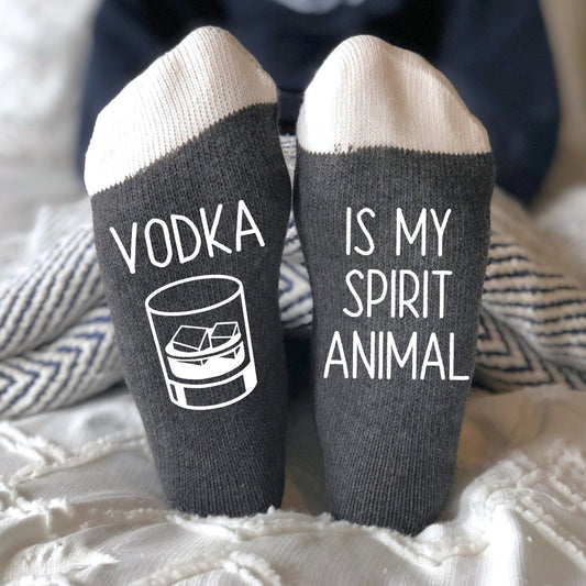 Vodka is my Spirit animal Socks