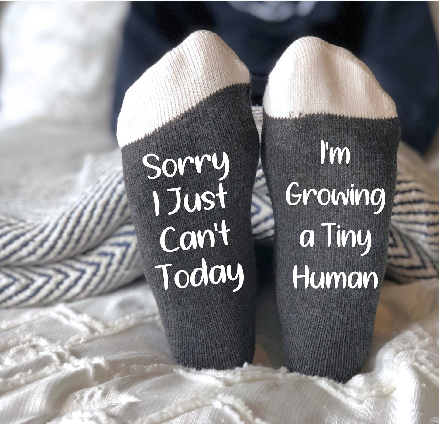 Désolé, je ne peux pas, aujourd'hui, je fais grandir un petit humain Chaussettes