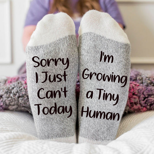 Désolé, je ne peux pas, aujourd'hui, je fais grandir un petit humain Chaussettes