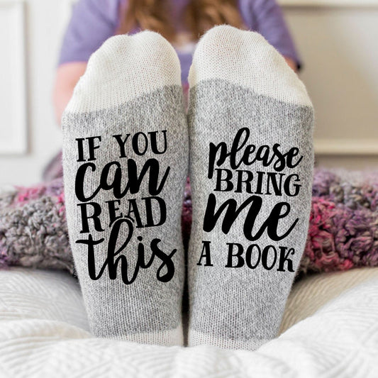 If You Can Read this Please Bring me a Book Socks