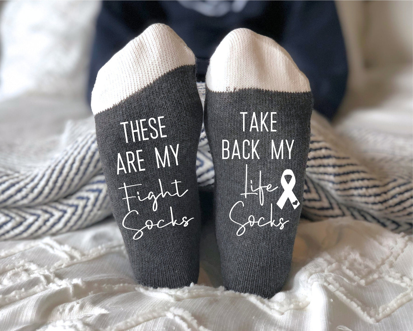 These are My Fight Socks, Take Back  my life Socks