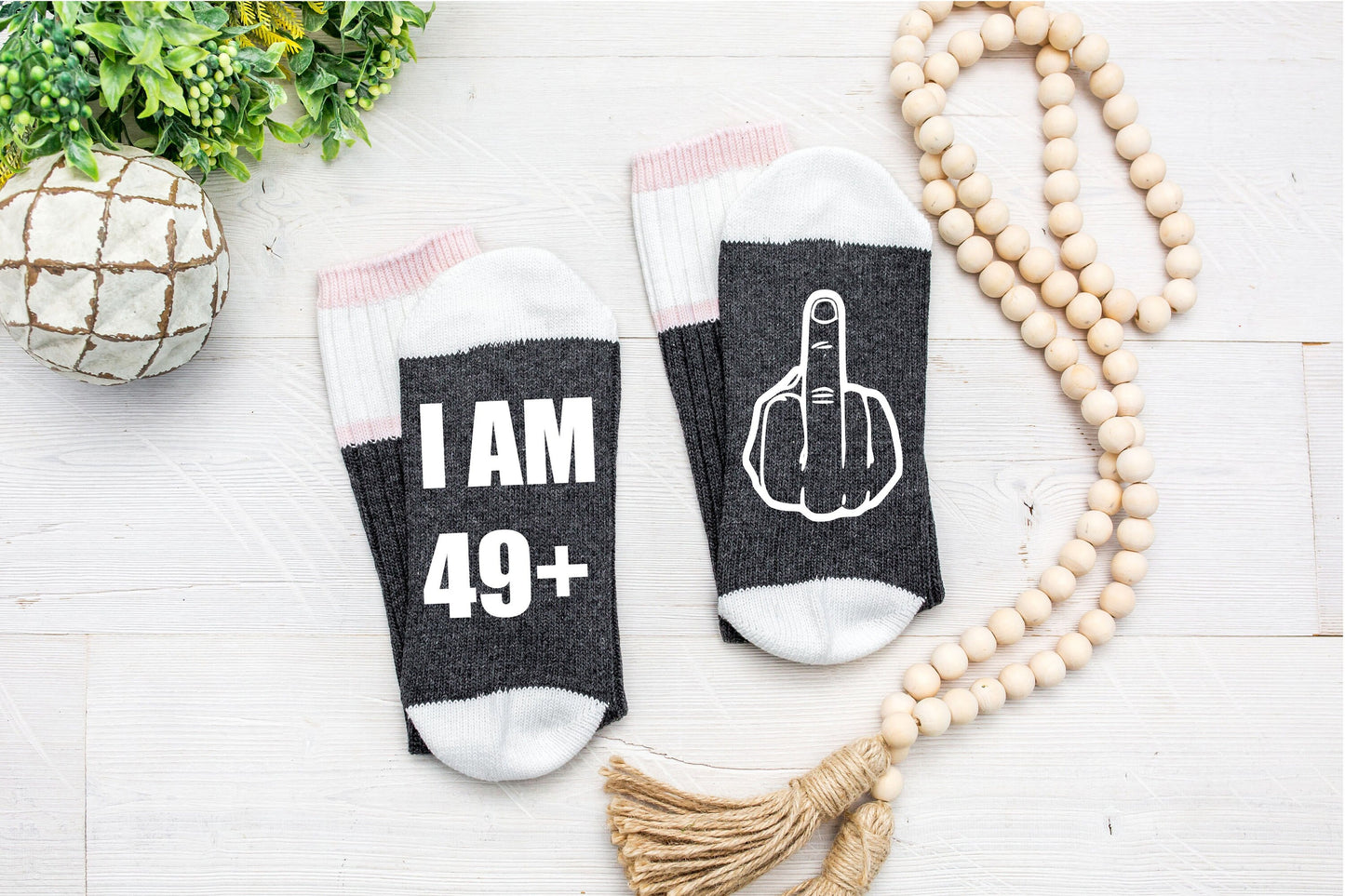 J'ai 49 ans et le majeur 50e anniversaire Chaussettes