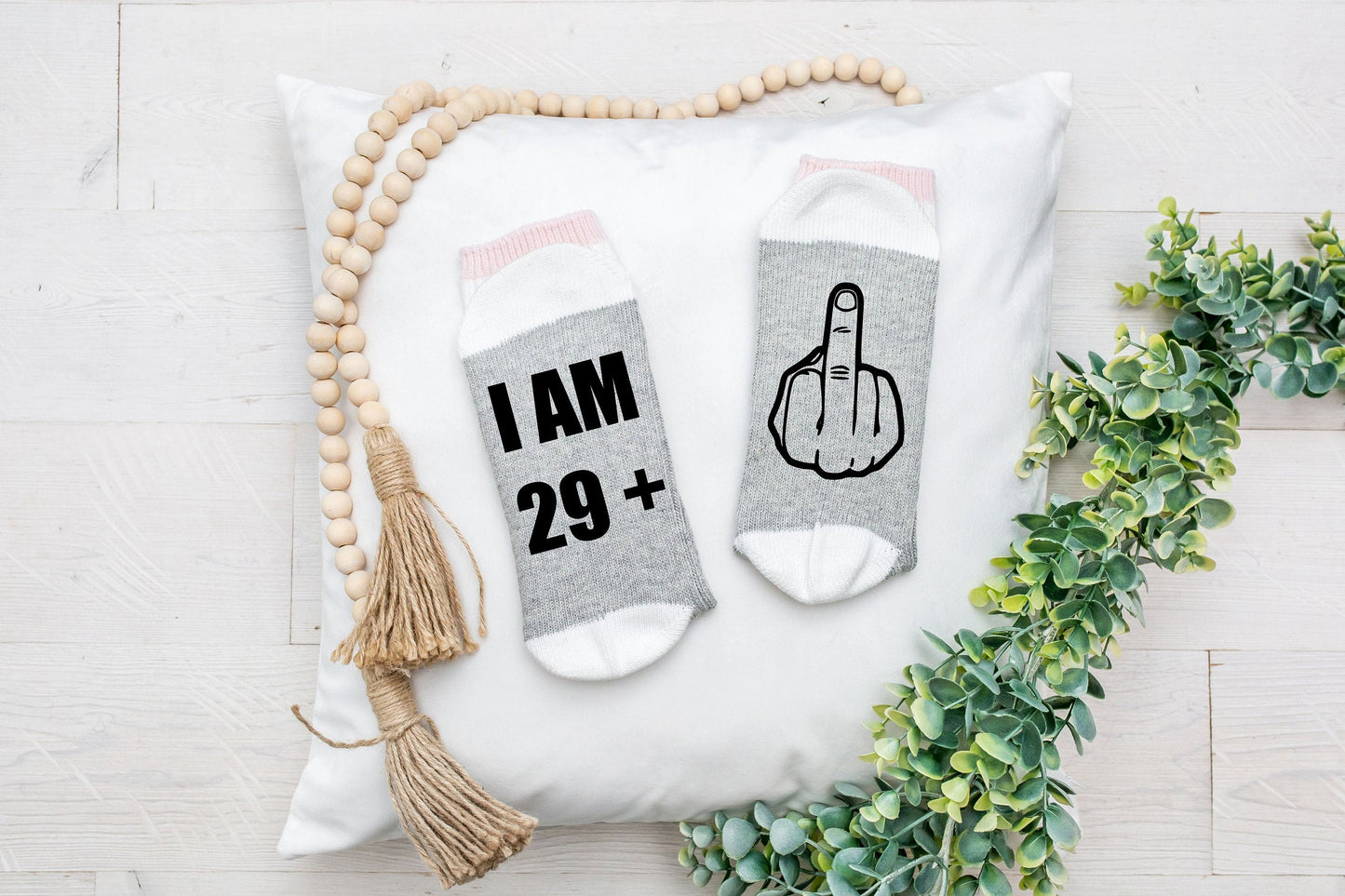 J'ai 29 ans et plus le majeur 30e anniversaire Chaussettes