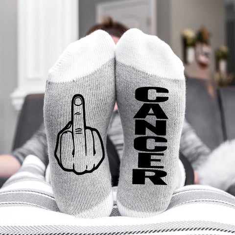 Fuck Cancer Socks