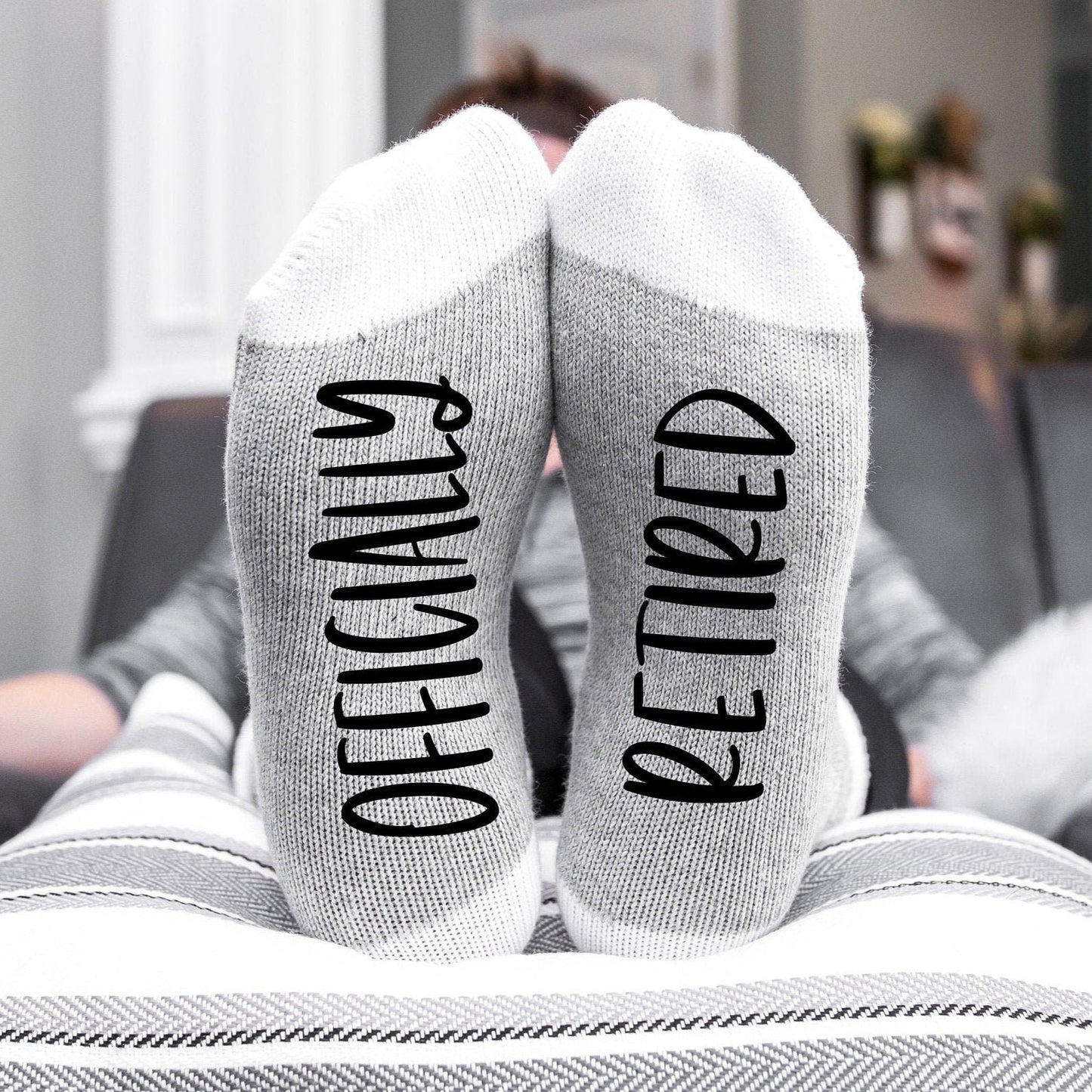 Chaussettes OFFICIELLEMENT À LA RETRAITE