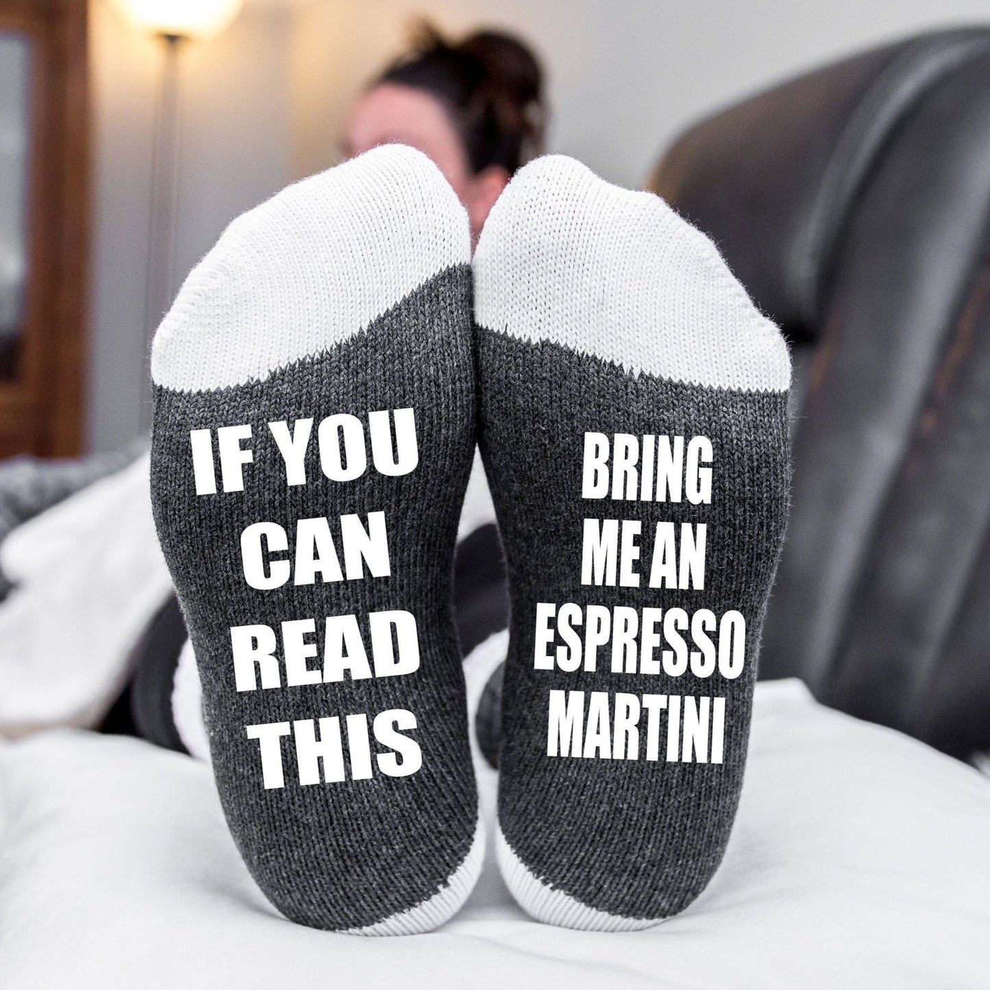 Si vous pouvez lire ceci, apportez-moi des chaussettes Espresso Martini