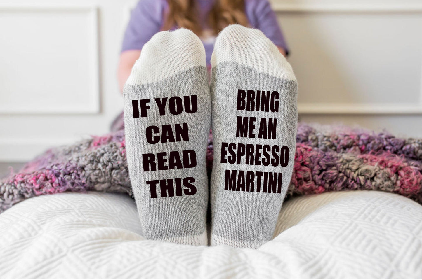Si vous pouvez lire ceci, apportez-moi des chaussettes Espresso Martini